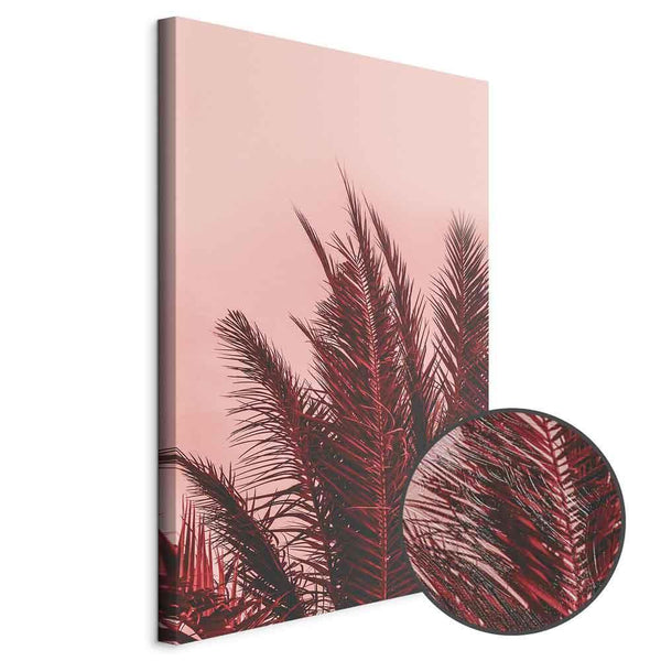 Quadro - Palm Trees at Sunset (1 Part) Vertical