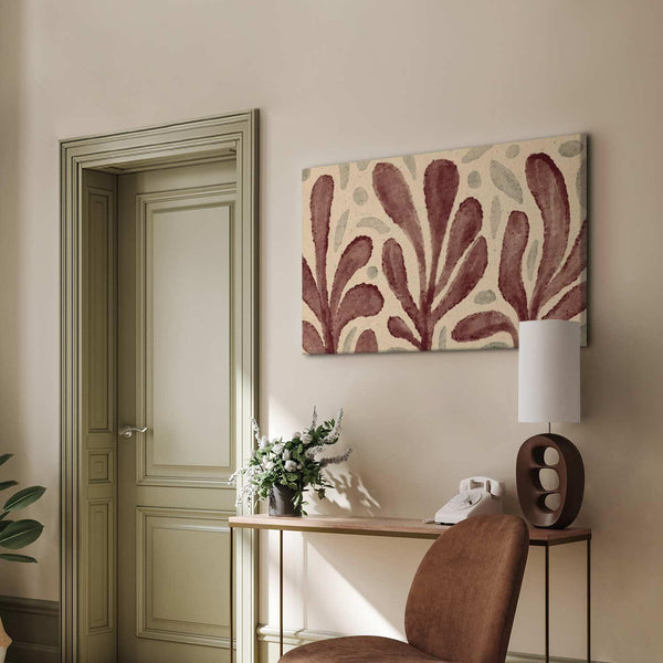 Quadro - Leaves and spots – large vibrant shapes inspired by Matisse