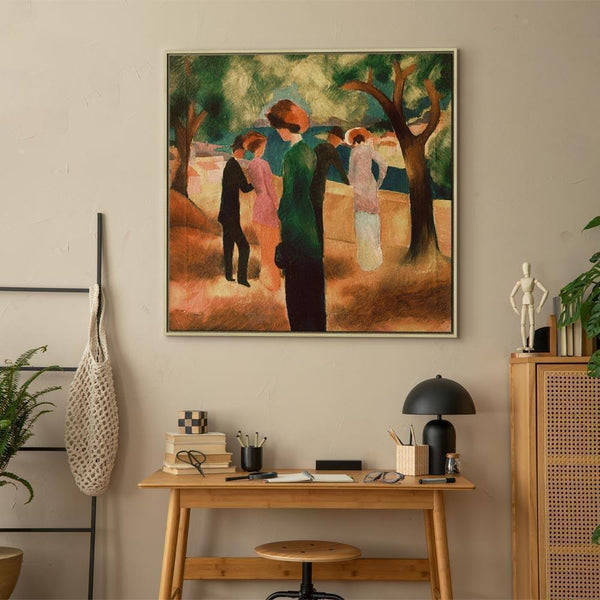 Quadro - August Macke – Lady in Green Jacket