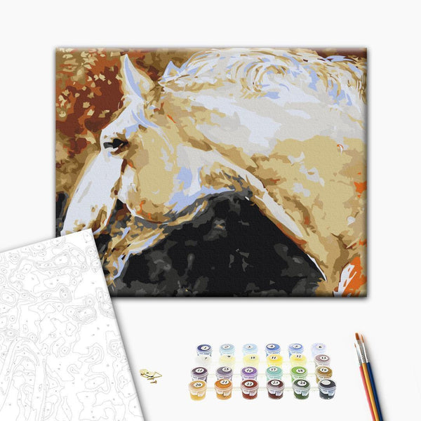 Quadro fai da te - White Horse