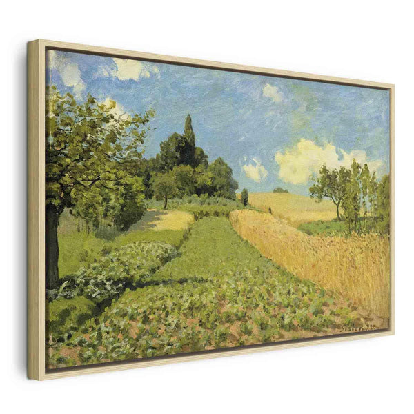 Quadro - Alfred Sisley – Grain fields on the hills of Argenteuil