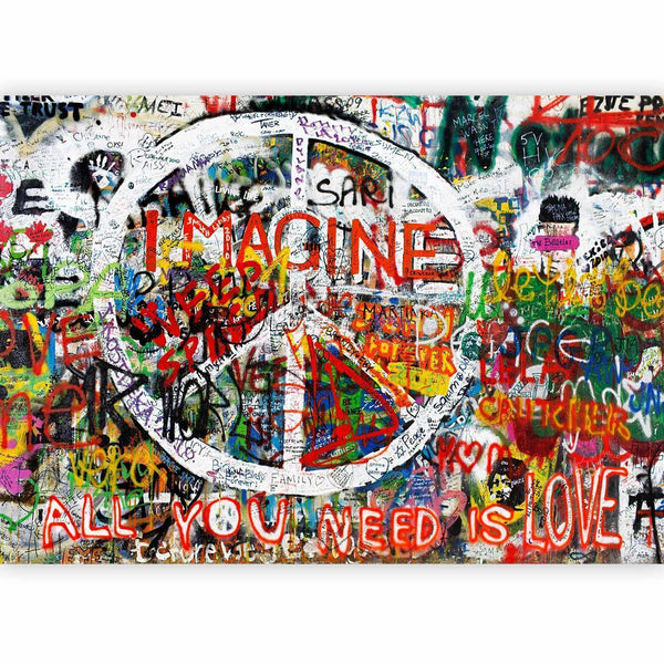 Carta da parati - Hippie Graffiti