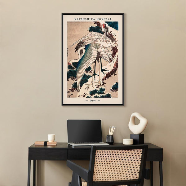 Quadro - Cranes (1 Part) Vertical