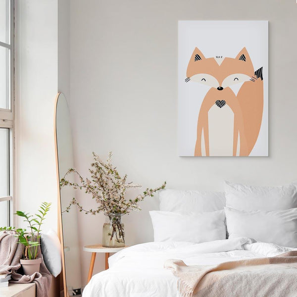 Quadro - Happy Fox (1 Part) Vertical