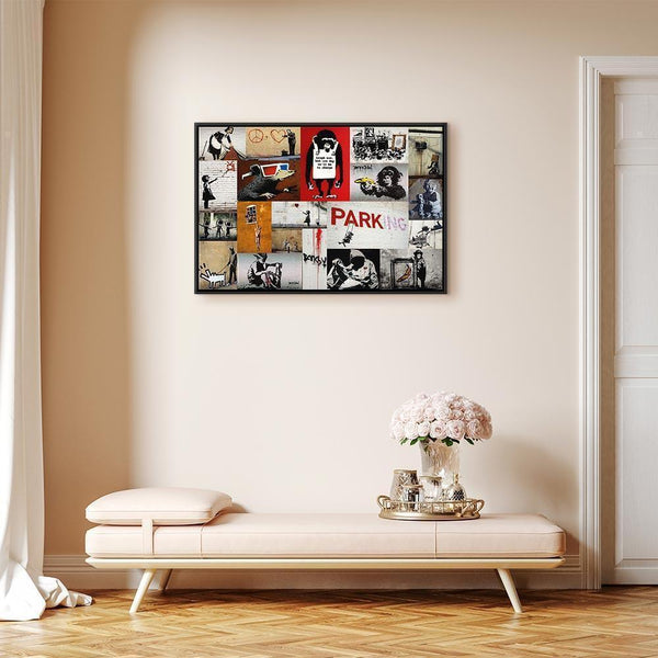 Quadro - Banksy - collage