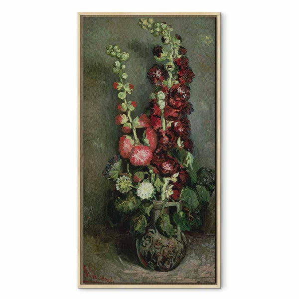 Quadro - Vincent Van Gogh – Vase of Hollyhocks