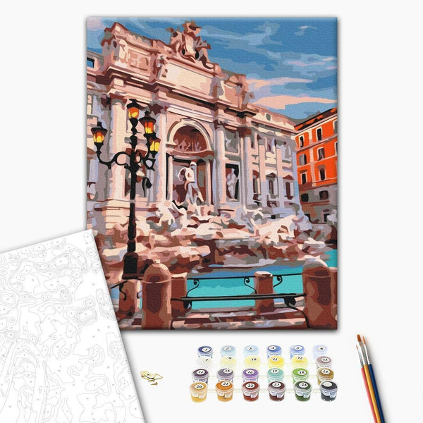 Quadro fai da te - Trevi Fountain