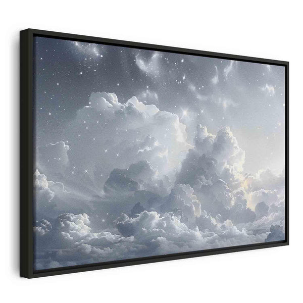 Quadro - Astral Calm: Stars Scattered Over Delicate Clouds