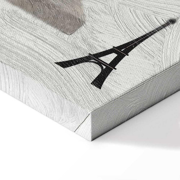 Quadro - Woman With Dog - Illustration