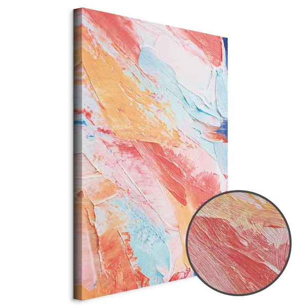 Quadro - Spring Shades - A Colorful Mix of Warm and Cool Tones on Canvas