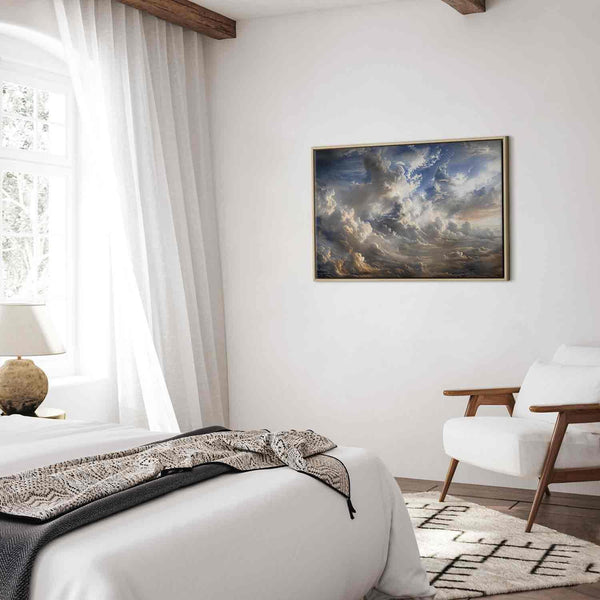 Quadro - Golden Reflections on Clouds Foretelling Dusk