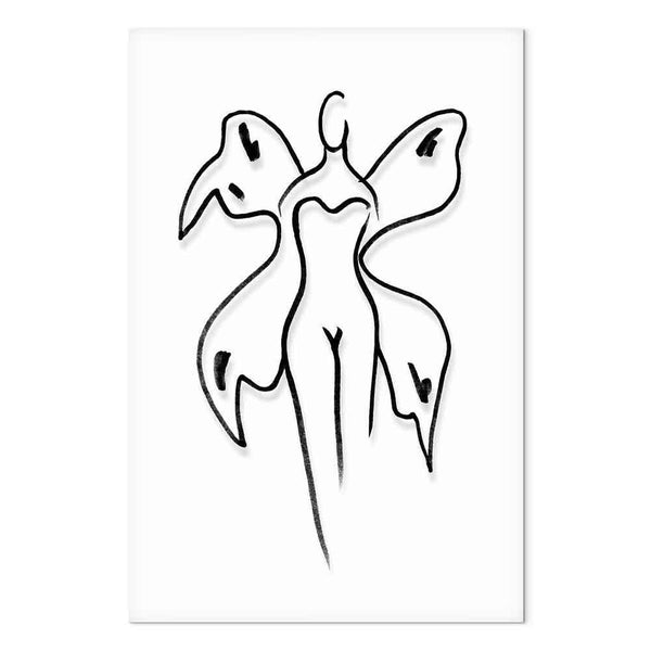 Quadro - Butterfly Woman (1 Part) Vertical