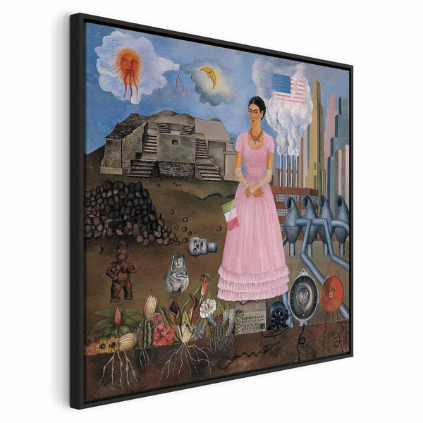 Quadro - Frida Kahlo – Self-Portrait on the Borderline Between Mexico and the United States