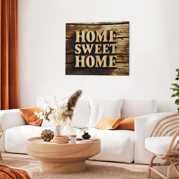 Quadro fai da te - Wooden Home