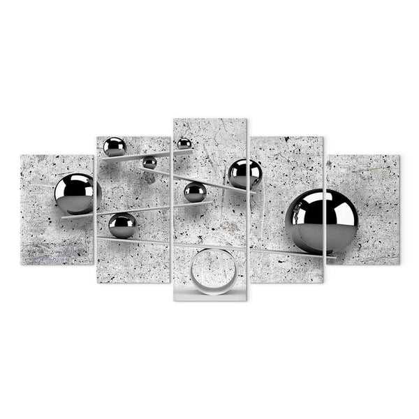 Quadro - Balls and Concrete (5 Parts) Wide