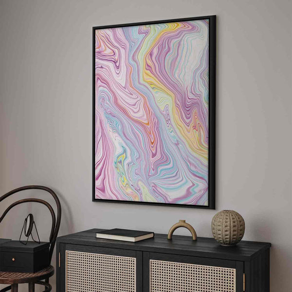 Quadro - Colorful Dream - Abstract Shapes in Pastel Colors