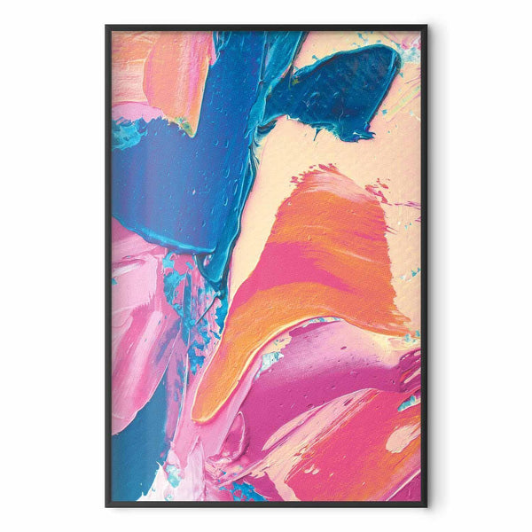 Poster - Colorful Expression - strong contrasts in an energetic composition