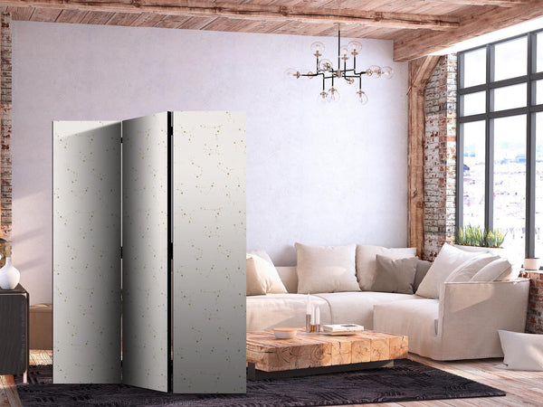 Paravento - Star Map - Delicate Constellations in Warm Shades