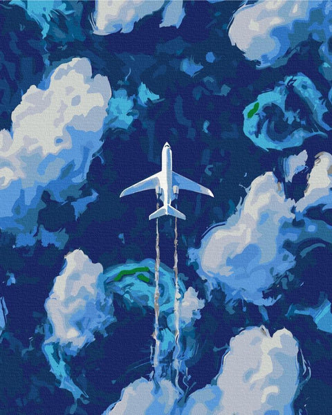 Quadro fai da te - Flight into the unknown