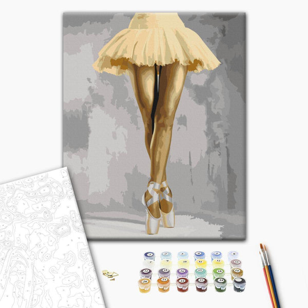 Quadro fai da te - Yellow Ballerina