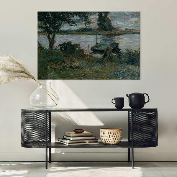 Quadro - Paul Gauguin – Flußufer