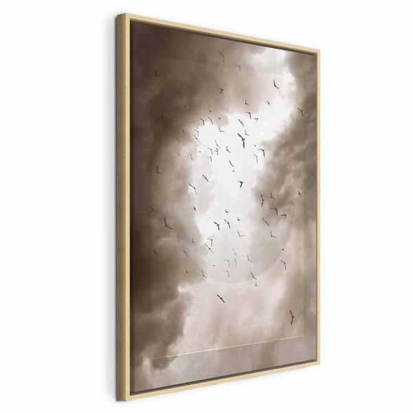 Quadro - Birds in the Clouds (1 Part) Vertical