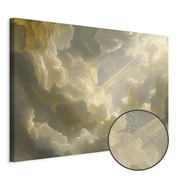 Quadro - Enchanting Play of Colors Against a Backdrop of Clouds