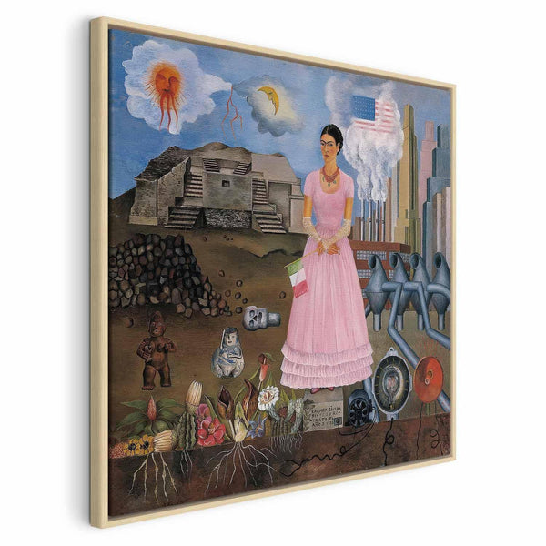 Quadro - Frida Kahlo – Self-Portrait on the Borderline Between Mexico and the United States