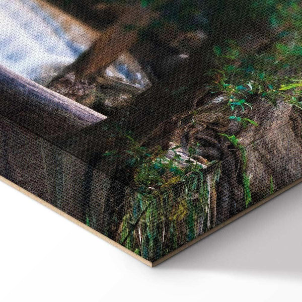 Quadro - Buddha and waterfall