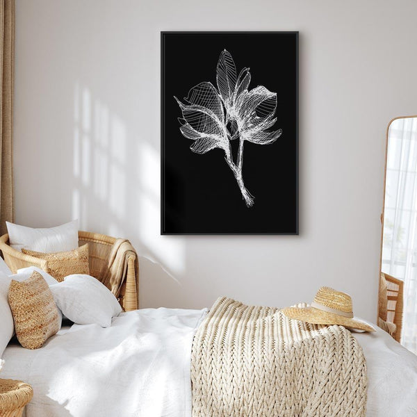 Quadro - Night Flower (1 Part) Vertical