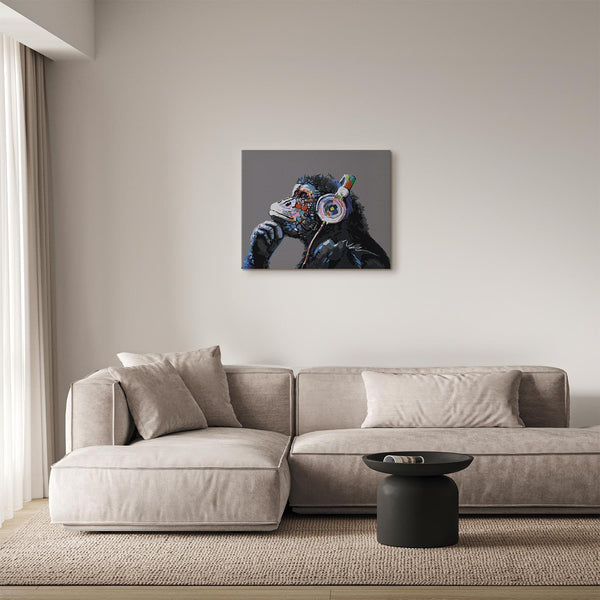 Quadro fai da te - Musical Monkey