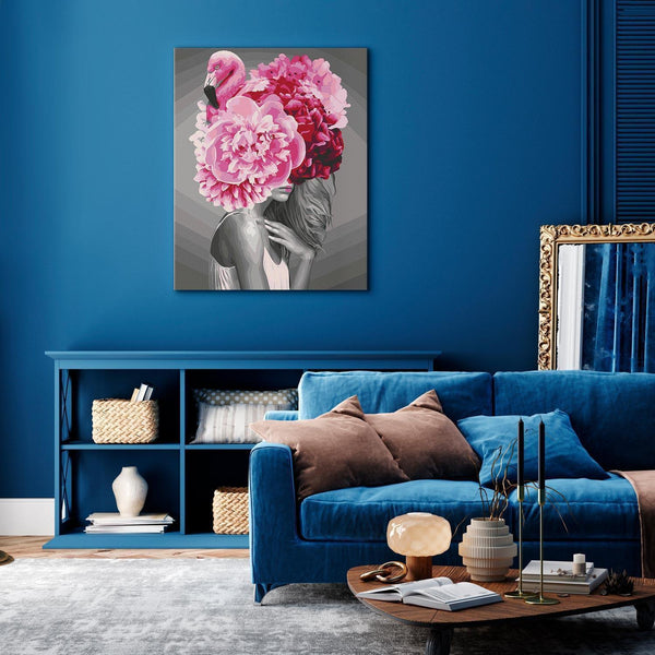 Quadro fai da te - Flamingo Girl