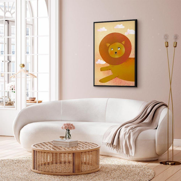 Quadro - Lion's Fun (1 Part) Vertical