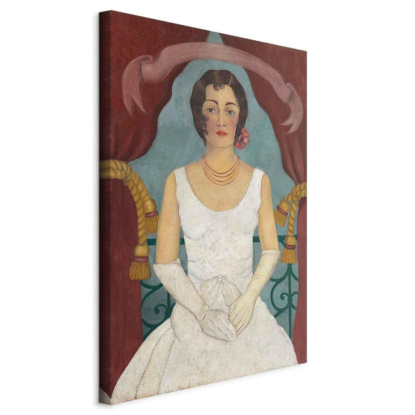Quadro - Frida Kahlo – Portrait of a Lady in White