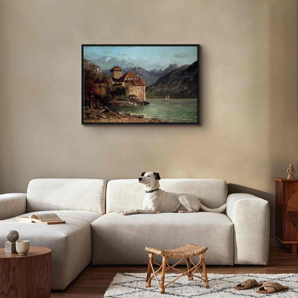 Quadro - Gustave Courbet -Chillon Castle