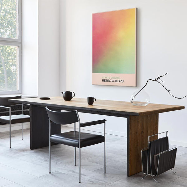Quadro - Cherry Breeze - Pastel Gradient in Delicate Retro Colors