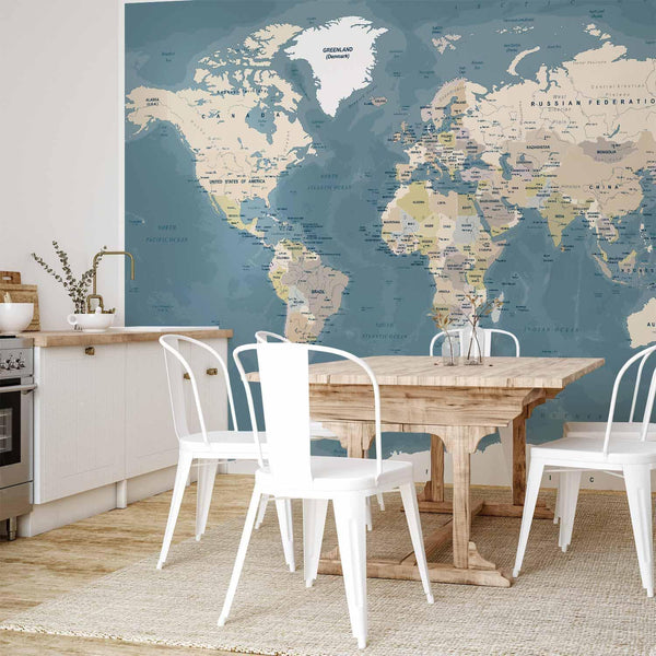 Carta da parati - Vintage World Map