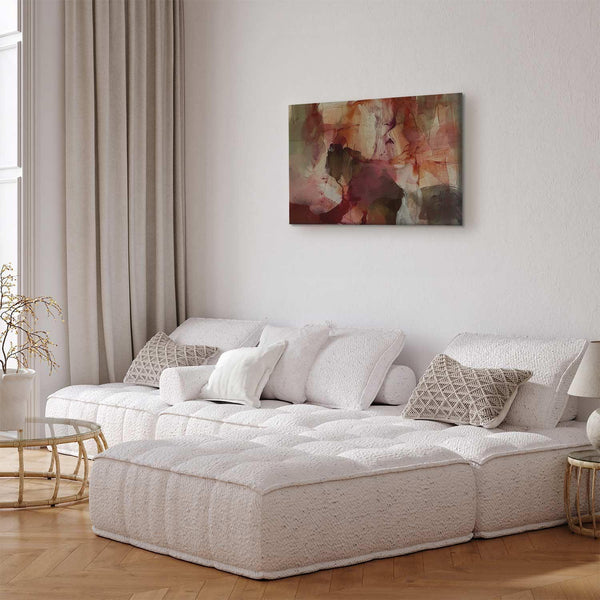Quadro - Spring composition – transparencies and forms in watercolor style