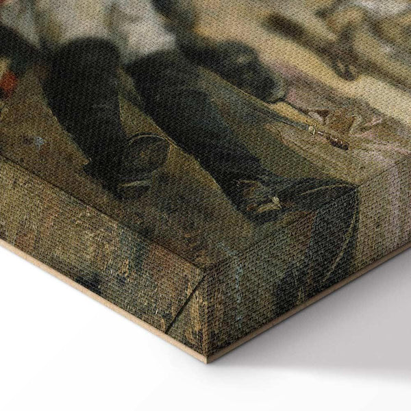 Quadro - Joaquín Sorolla y Bastida – The death of Pedro Velarde y Santillán during the defence of the Monteleon Artillery Barracks