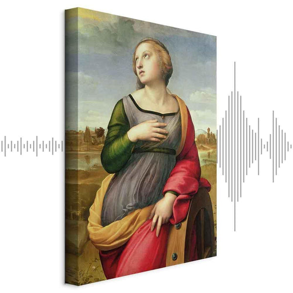 Quadro - Rafael Santi – St Catherine of Alexandria