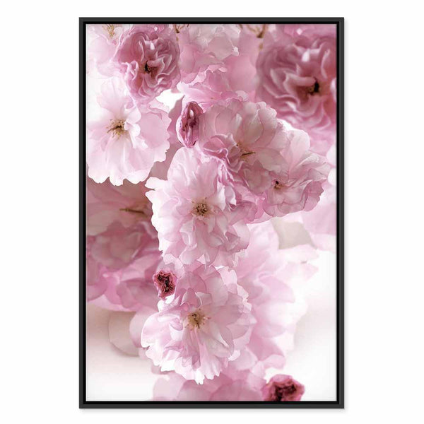 Quadro - Flowery Glamour (1-part) - Flower Petals in Shades of Pink