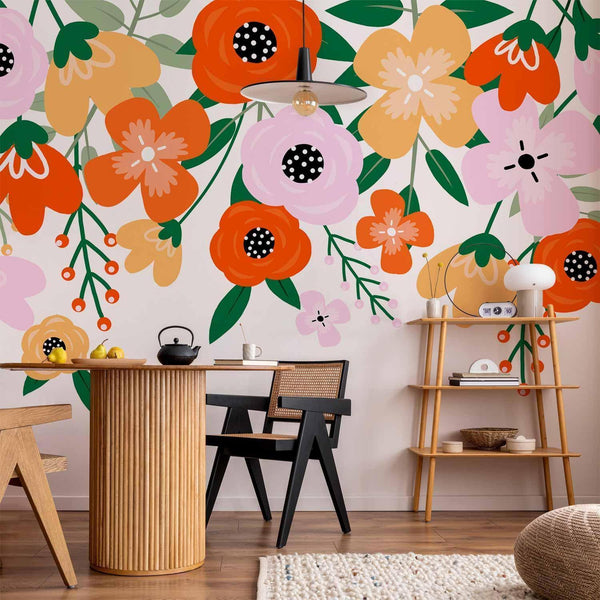 Carta da parati - Colorful Bloom - First Variant