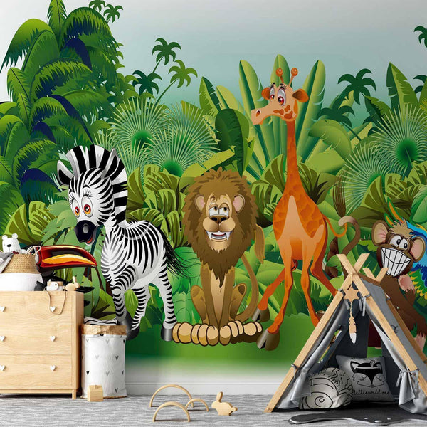 Carta da parati - Jungle Animals