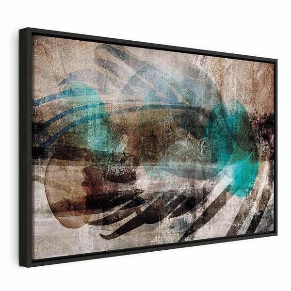 Quadro - Abstract Plume (1 Part) Wide