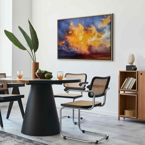 Quadro - Beautiful Sunset - Clouds in Warm Shades