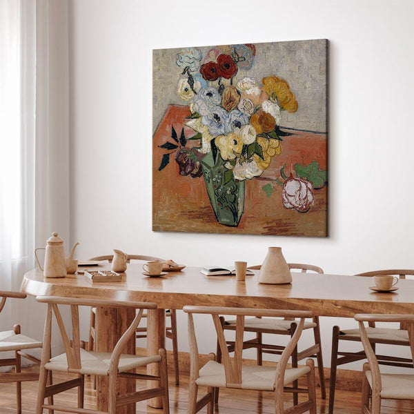 Quadro - Vincent Van Gogh – Stilllife with Japanese vase, roses and anemones