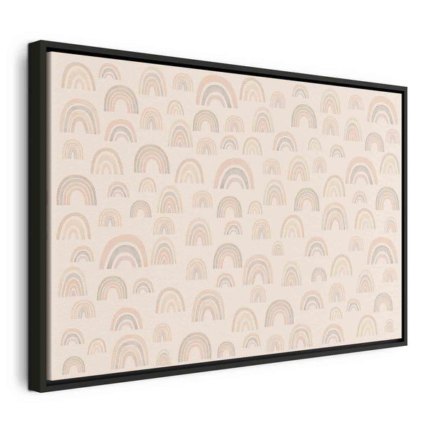 Quadro - August Sky - Various Sizes of Rainbows in Calm Colors