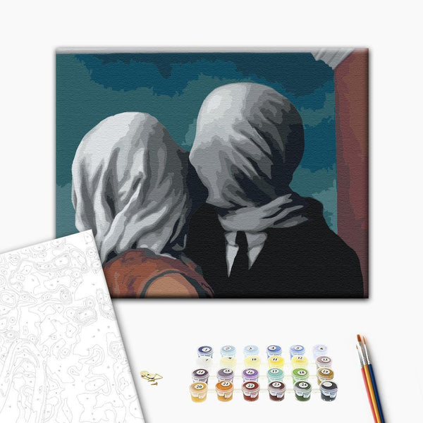 Quadro fai da te - Anonymous kiss