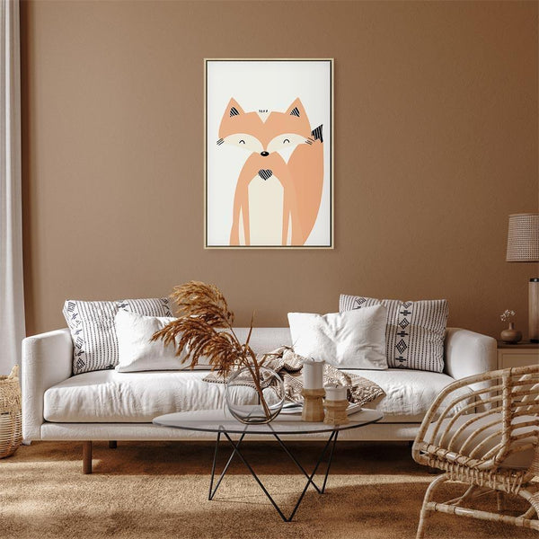 Quadro - Happy Fox (1 Part) Vertical