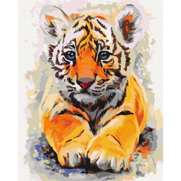 Quadro fai da te - Baby Tiger